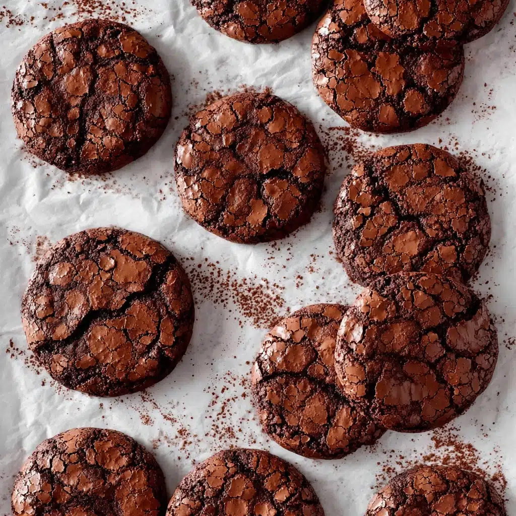 20 Minute Fudgy Chocolate Brownie Cookies Recipe - Recipe Image