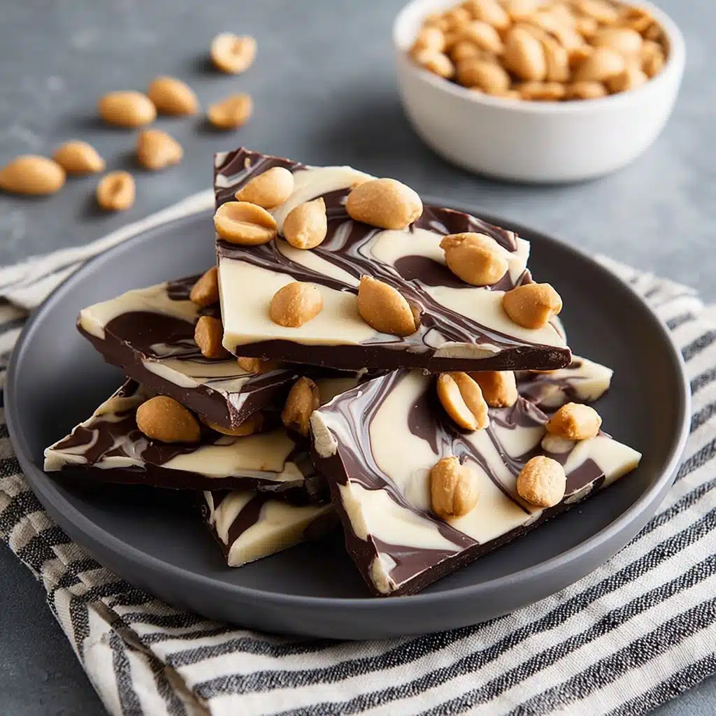 10 Minute Peanut Butter Chocolate Greek Yogurt Bark Recipe - Recipe Image
