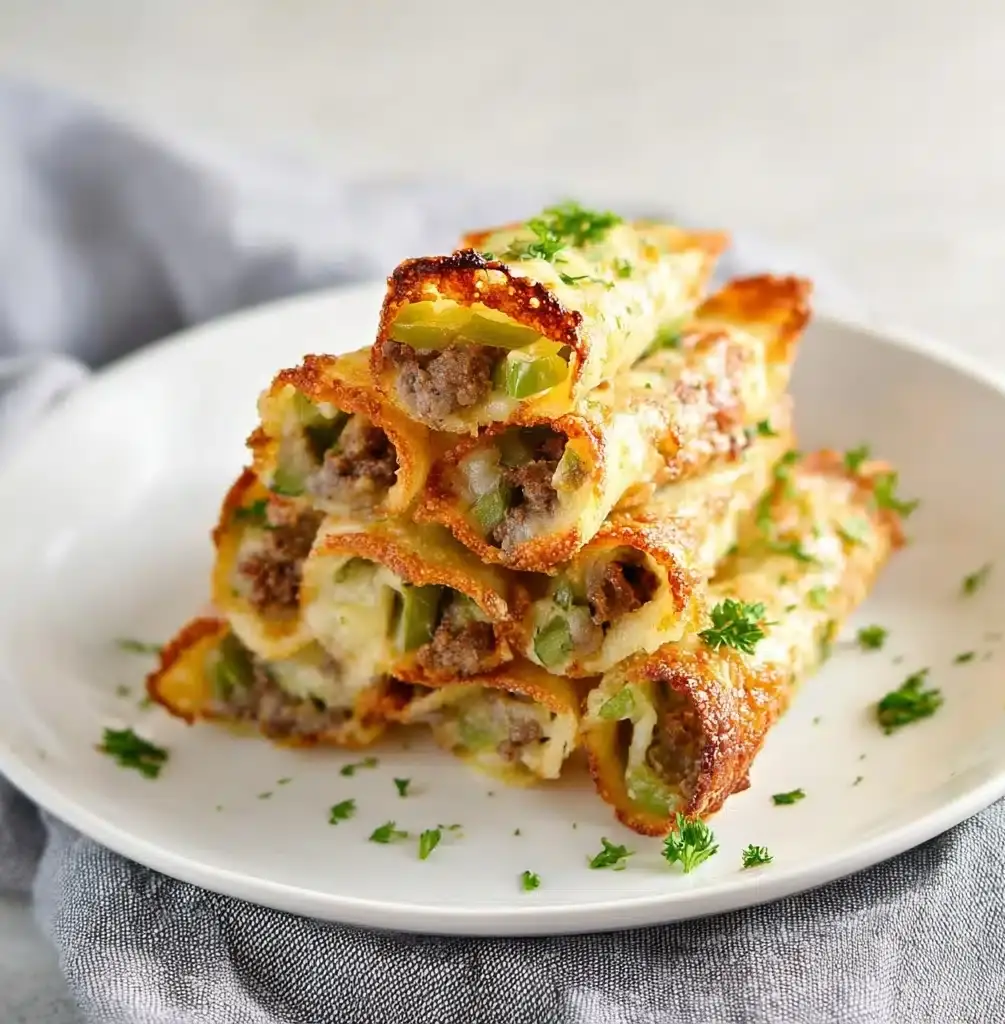 Keto Philly Cheesesteak Roll Ups Recipe