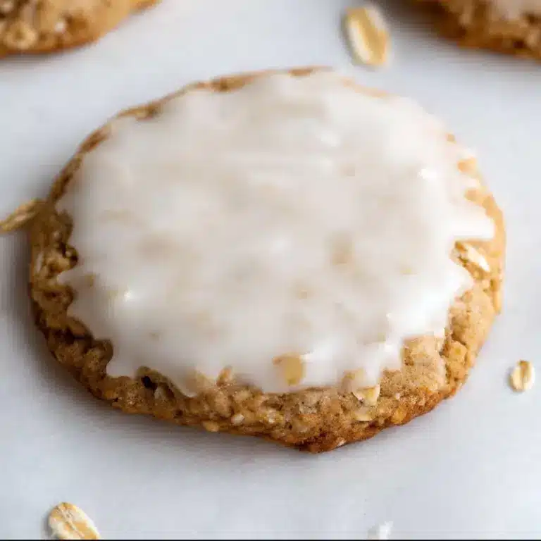 Iced oatmeal cookies - Crumbl Recipe