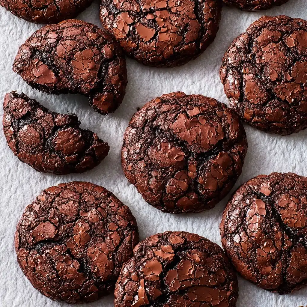20 Minute Fudgy Chocolate Brownie Cookies Recipe - Recipe Image