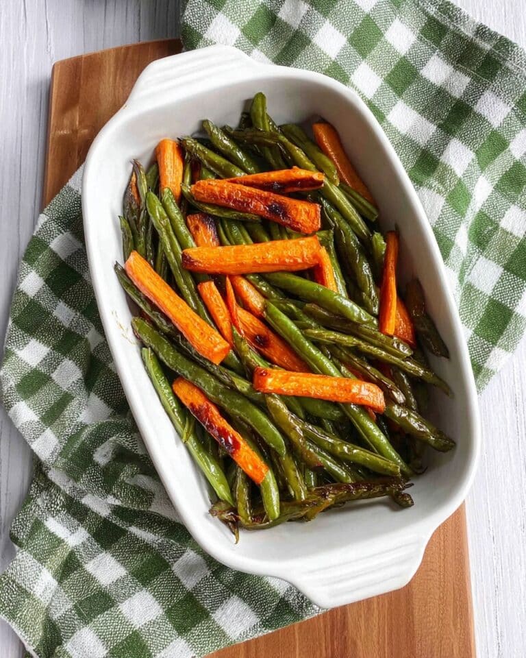 Roasted Green Beans and Carrots Recipe