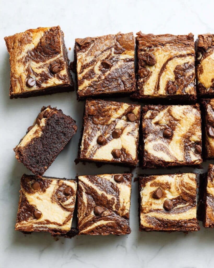 High Protein Brownie Chocolate Chip Cookie Dough Bars Recipe