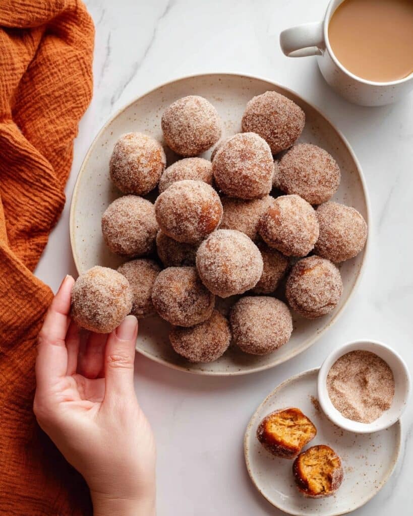 Mini Cinnamon Sugar Pumpkin Muffins Recipe