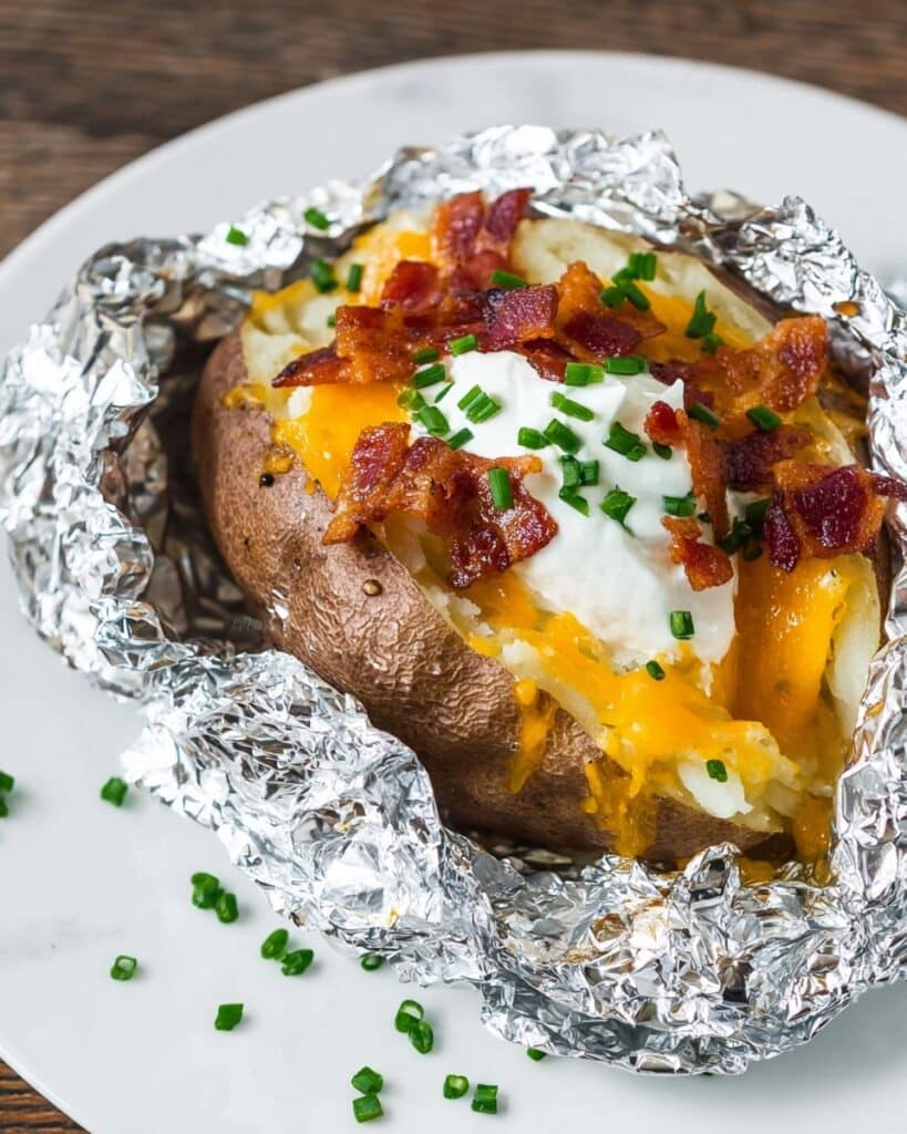 Crock Pot Baked Potatoes Recipe