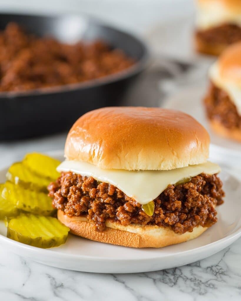 Philly Cheesesteak Sloppy Joes Recipe