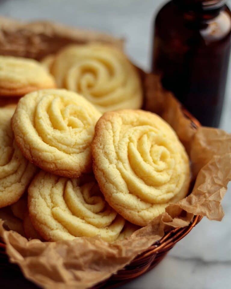 Eggless Rosette Butter Cookies Recipe