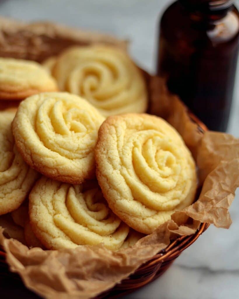 Eggless Rosette Butter Cookies Recipe