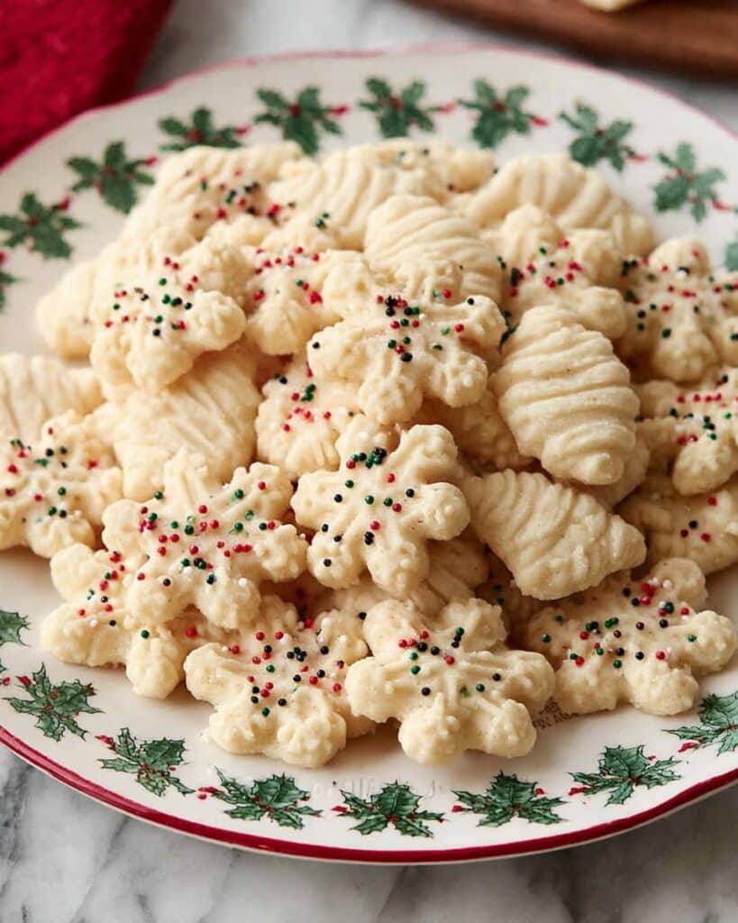 Whipped Shortbread Cookies (Cookie Press) Recipe