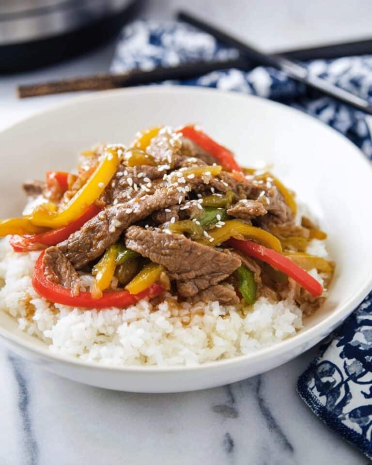 Slow Cooker Pepper Steak Recipe