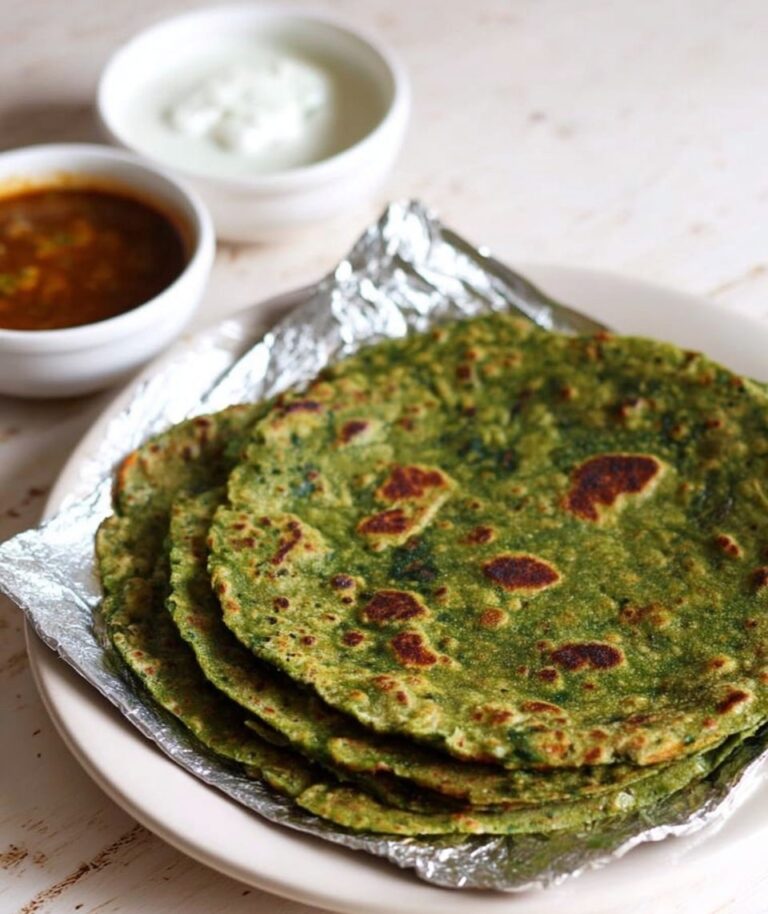 Palak Paratha Recipe