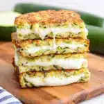 Zucchini Crusted Grilled Cheese Sandwiches Recipe