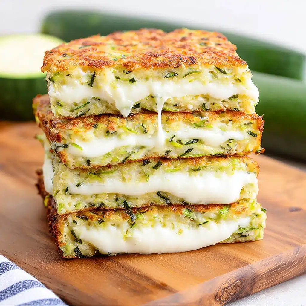 Zucchini Crusted Grilled Cheese Sandwiches Recipe - Recipe Image