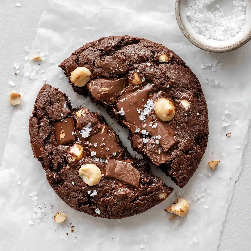Double Chocolate Hazelnut Cookies Recipe - Recipe Image