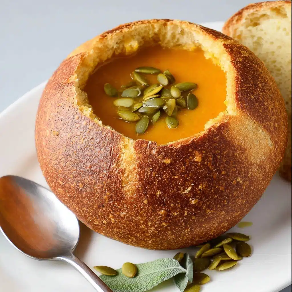 Sage and Apple Harvest Pumpkin Soup Recipe - Recipe Image