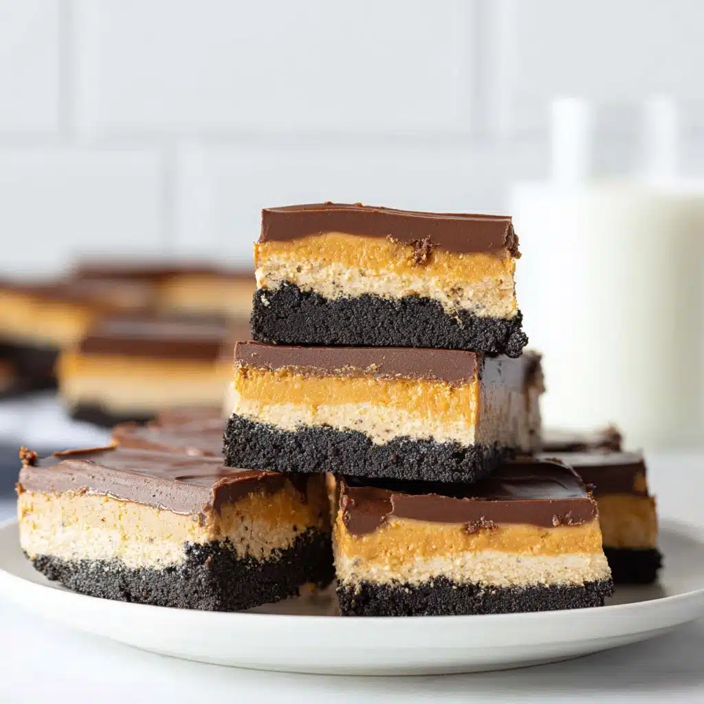 Peanut Butter Oreo Bars Recipe - Recipe Image