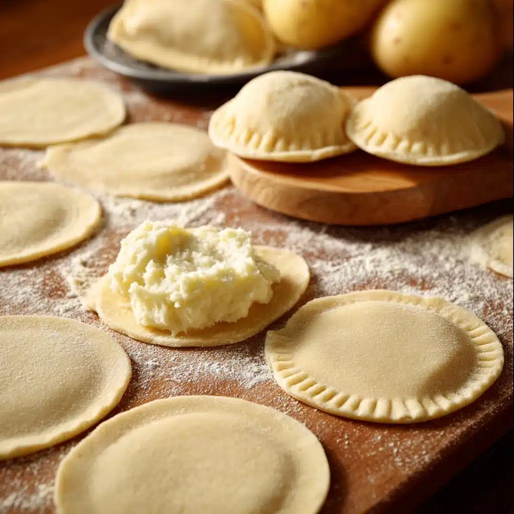 Traditional Pierogi Dough (Vegan Friendly, No Eggs) Recipe - Recipe Image