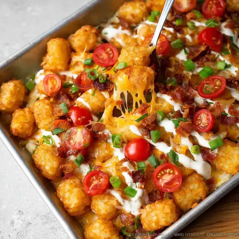 Loaded Tater Tot Nachos Recipe
