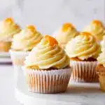 Peach Cupcakes with Dreamy Vanilla Buttercream Recipe