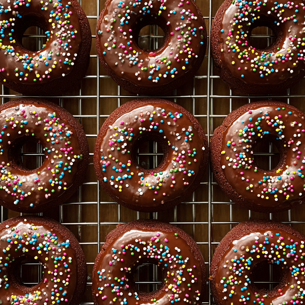 Chocolate Protein Doughnuts Recipe - Recipe Image