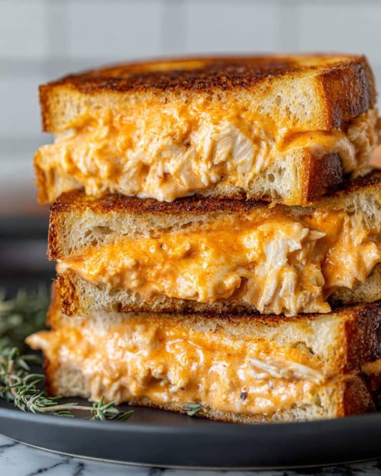 Buffalo Chicken Grilled Cheese Recipe