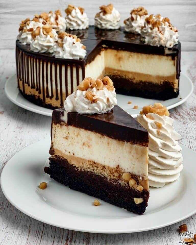 Hot Fudge Sundae Brownie Cheesecake Recipe