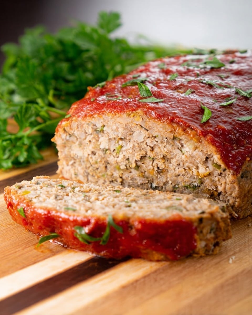 A white plate sits on a white marbled surface with two thick slices of meatloaf placed side by side in the front, showing a textured, crumbly inside with a light brown color and a slightly darker, reddish-brown outer crust. Behind the meatloaf slices, there is a neat bunch of bright green asparagus spears aligned horizontally, adding a fresh, vibrant contrast. A yellow cloth with a white pattern is slightly visible under the bottom edge of the plate. The lighting is soft and natural, making the colors appear fresh and appetizing. photo taken with an iphone --ar 4:5 --v 7