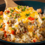 Crock Pot Cheesesteak Potato Casserole Recipe