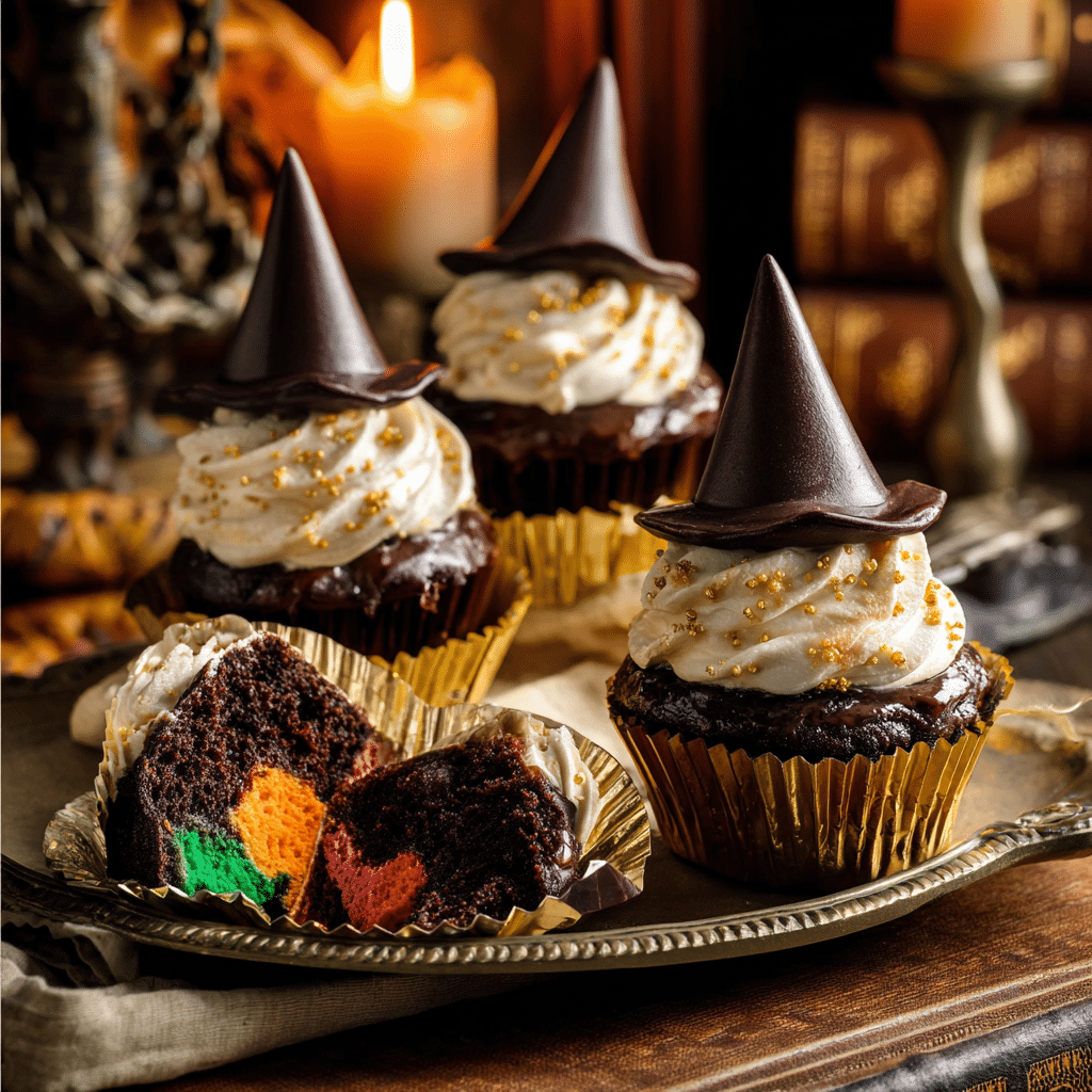 Harry Potter Sorting Hat Cupcakes Recipe - Recipe Image