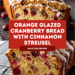 Orange Glazed Cranberry Bread Recipe