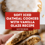 Iced oatmeal cookies - Crumbl Recipe