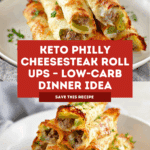 Keto Philly Cheesesteak Roll Ups Recipe