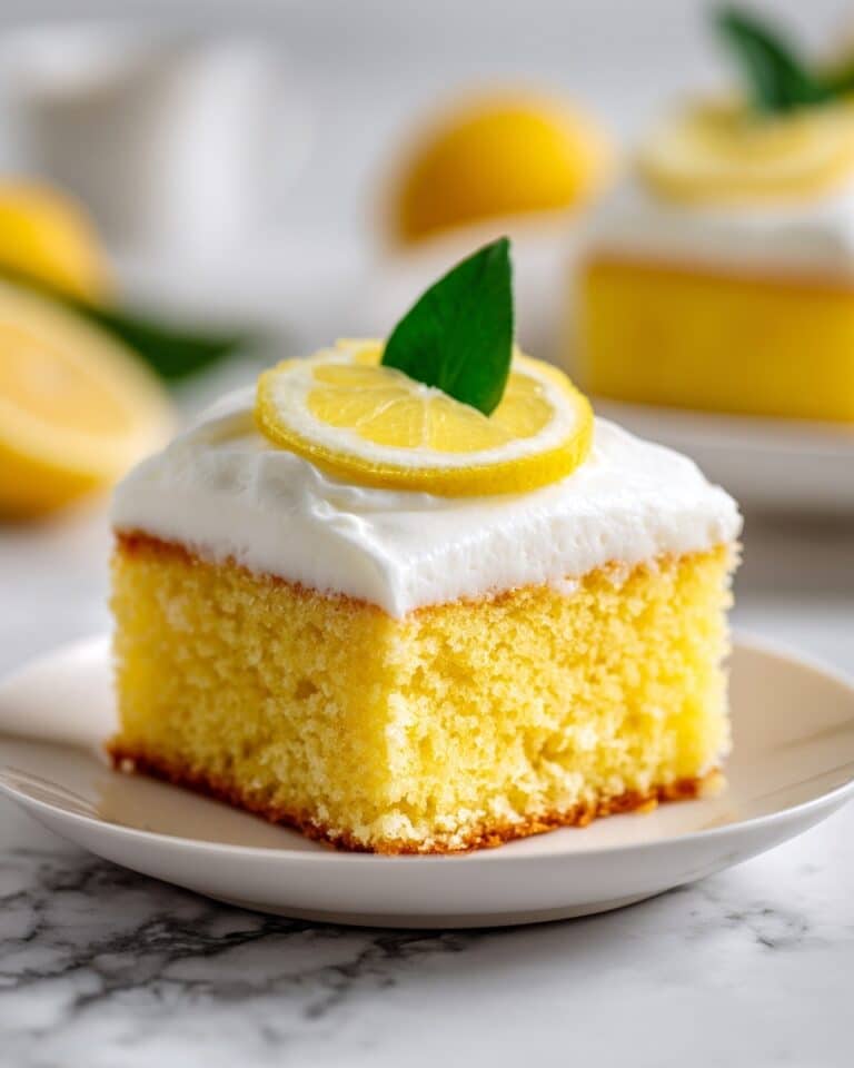 Lemon Poke Cake Recipe