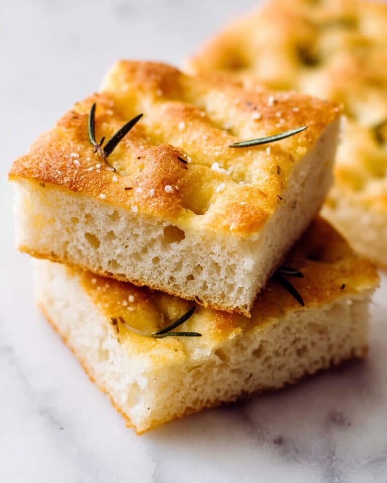 Roasted Garlic Rosemary Focaccia Bread Recipe