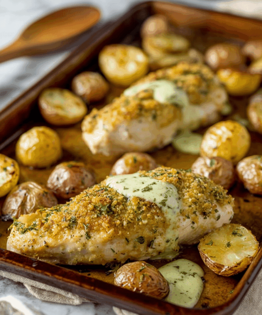 Sheet Pan Chicken with Roasted Potatoes Recipe