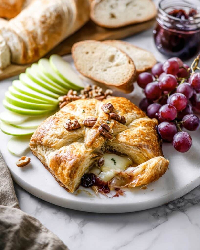 Baked Brie in Puff Pastry Recipe