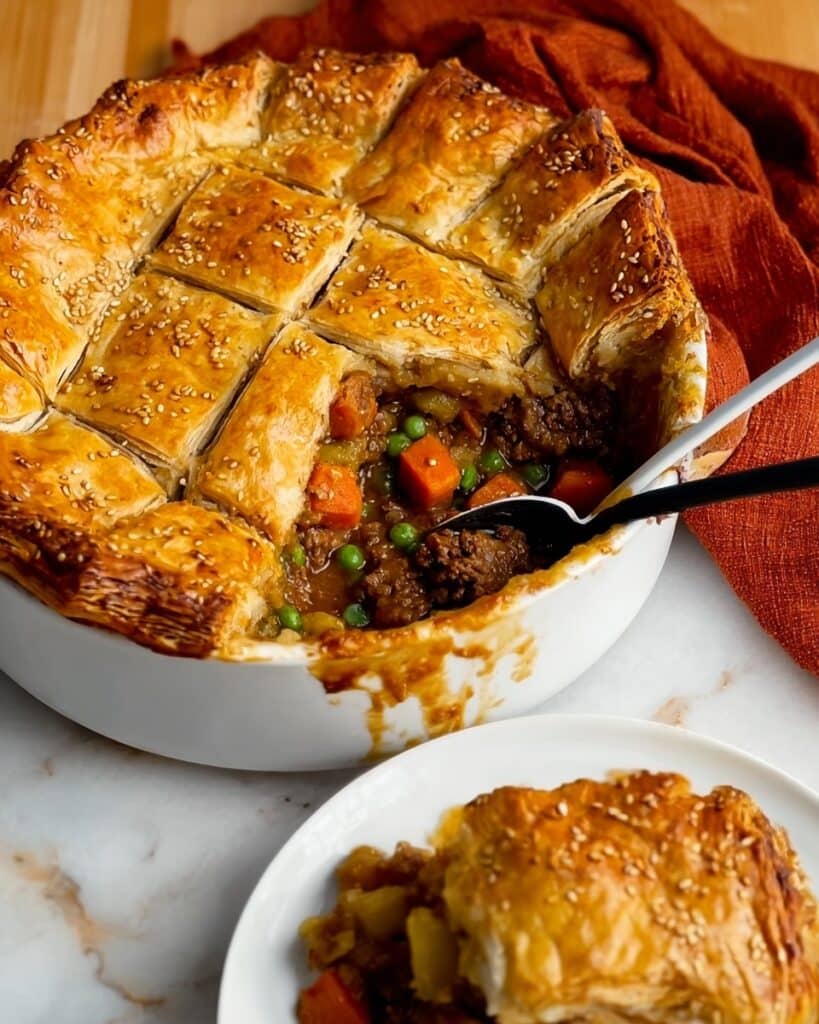 Family Beef and Potato Pie Recipe