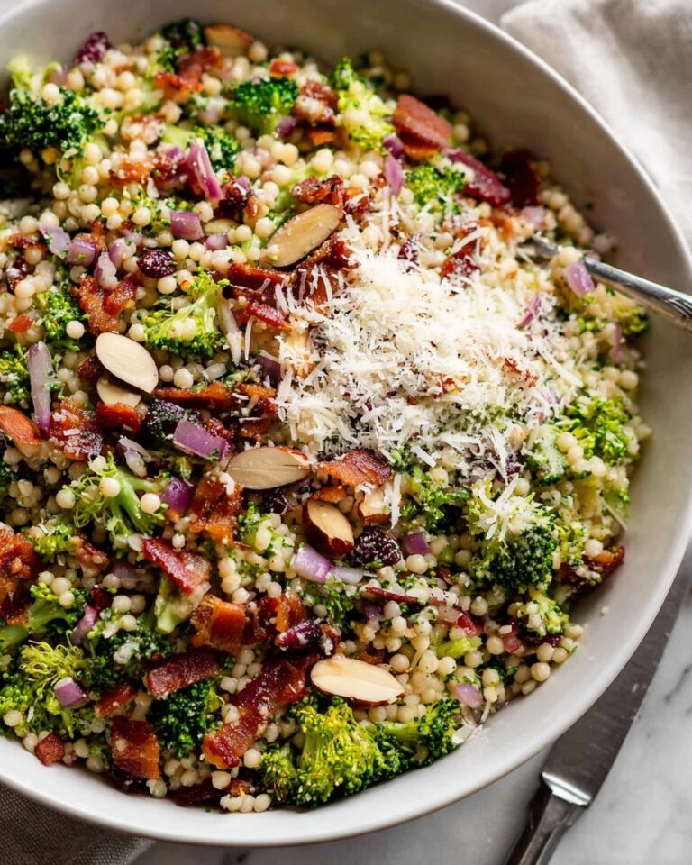 Broccoli Pearl Crunch Salad Recipe