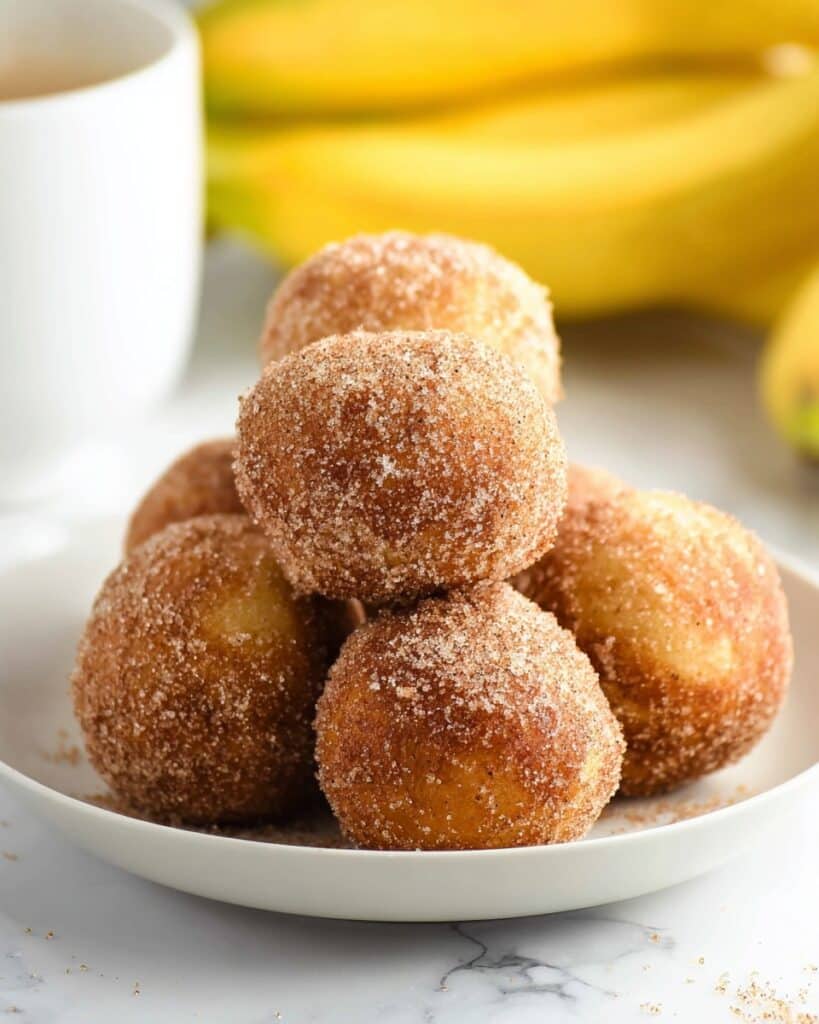 Banana Donut Holes Recipe