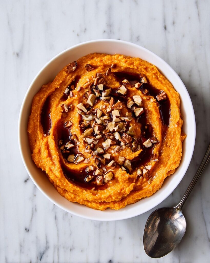 Mashed Sweet Potatoes with Maple and Brown Butter Recipe