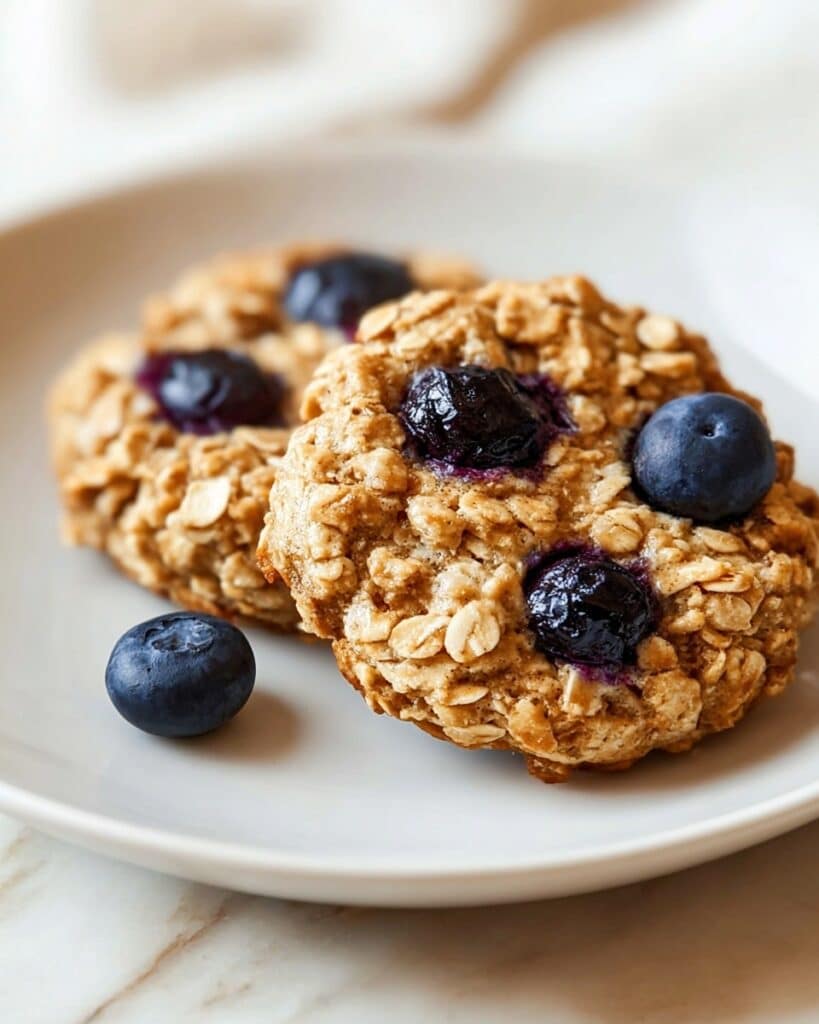 Banana Blueberry Oatmeal Breakfast Cookies Recipe