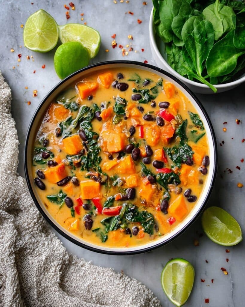 Black Bean and Sweet Potato Soup Recipe
