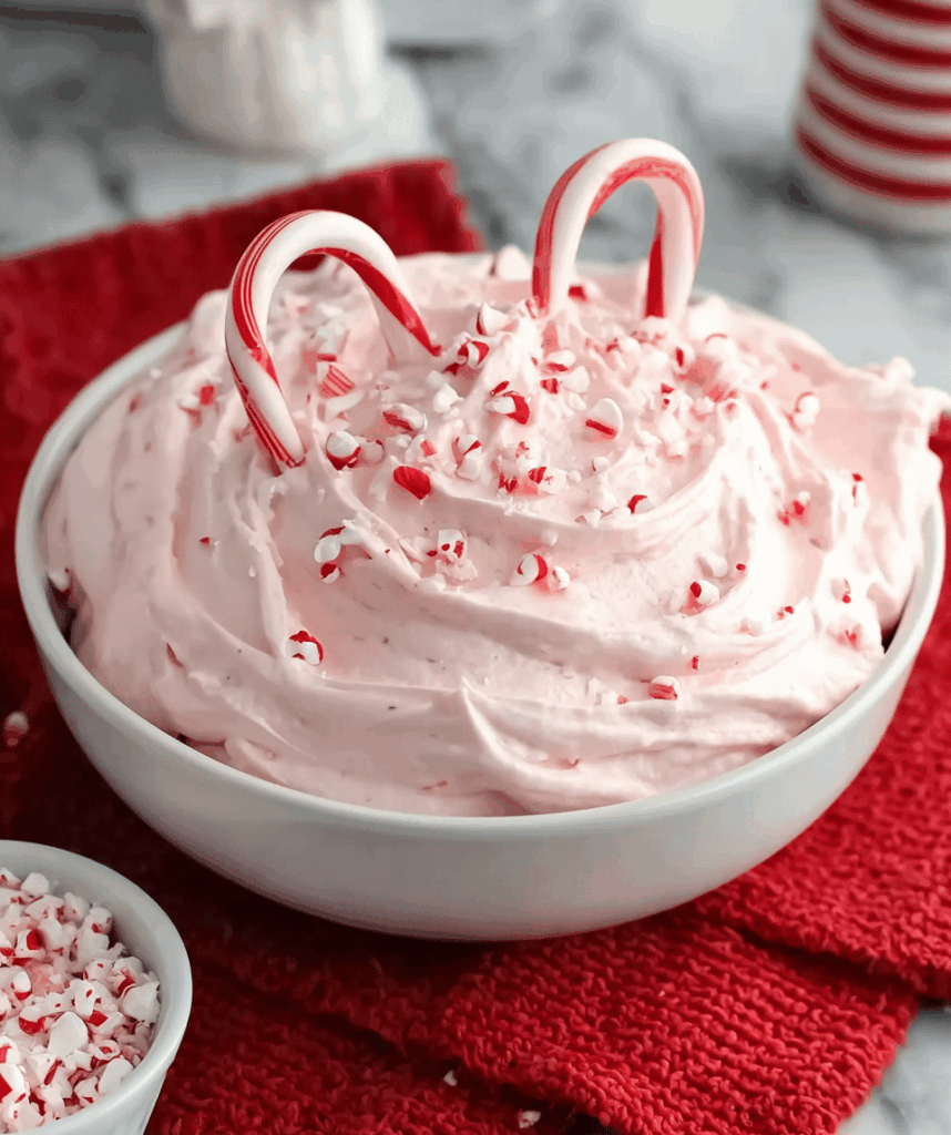 Easy Peppermint Fluff Dip Recipe