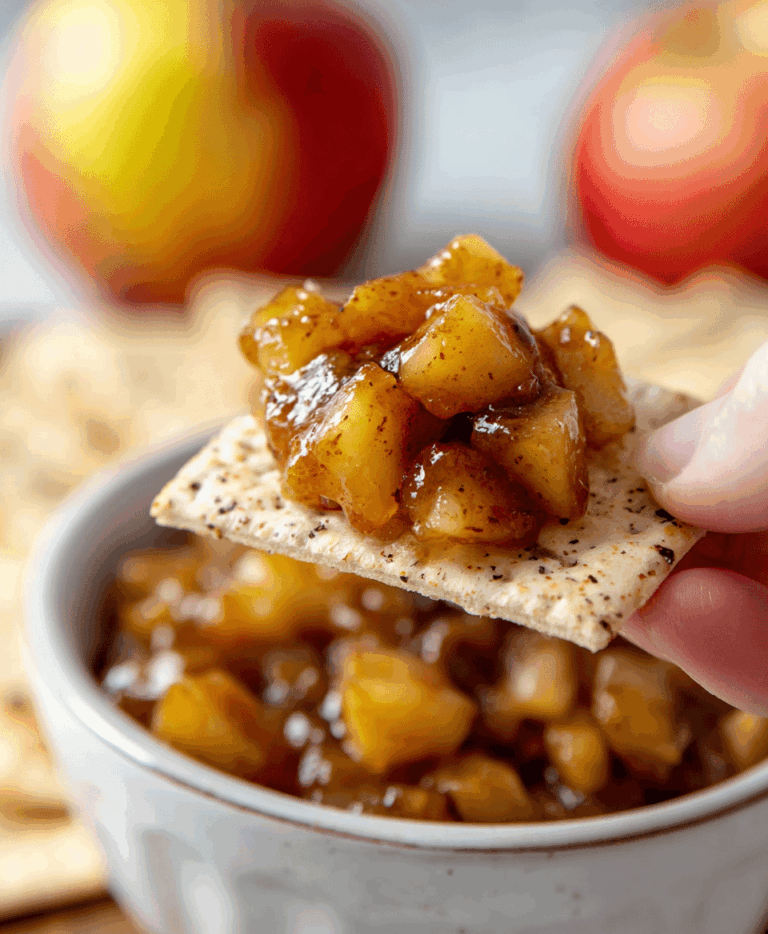 Apple Pie Dip with Cinnamon Sugar Tortilla Chips Recipe