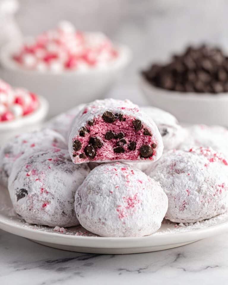 Peppermint Snowball Cookies Recipe