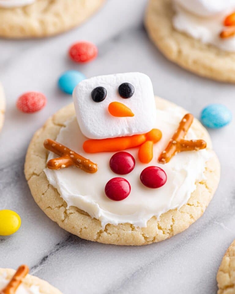 Melted Snowman Cookies Recipe