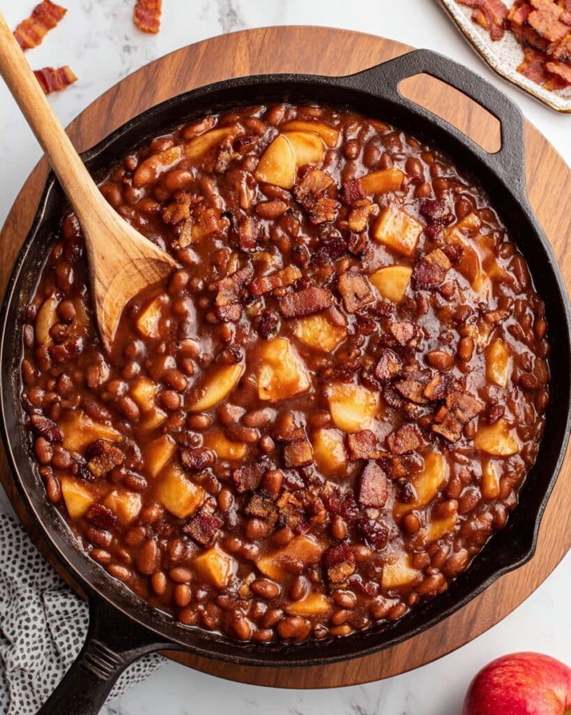 Apple Pie Baked Beans Recipe