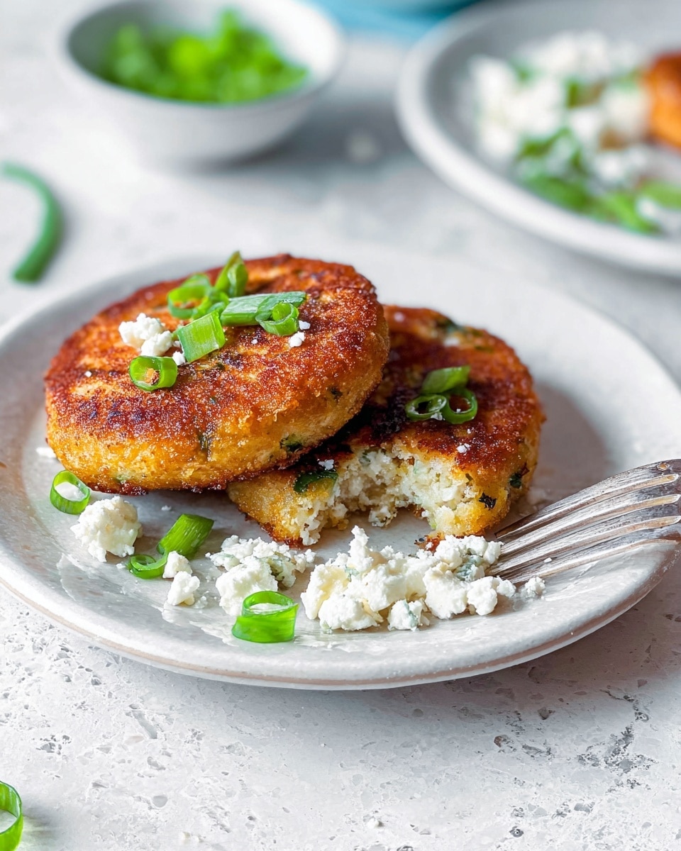 Leftover Mashed Potato Feta Pancakes Recipe