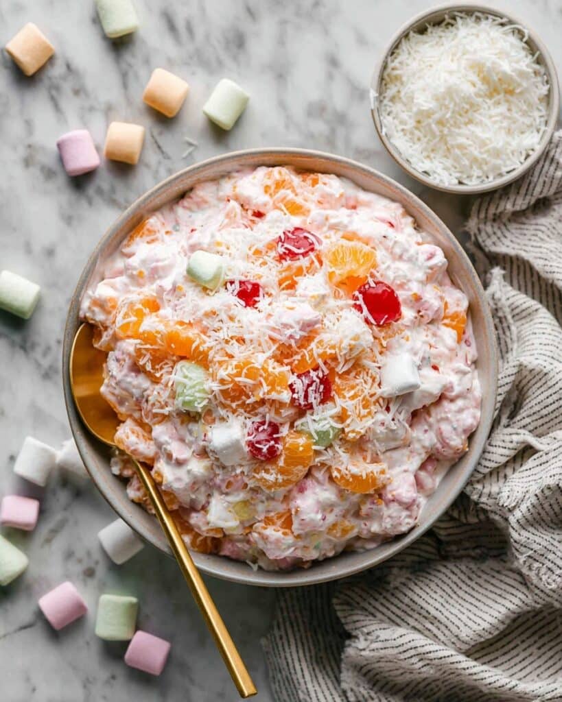 Ambrosia Fruit Salad Recipe