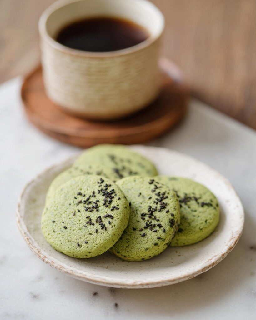 Matcha Black Sesame Cookies Recipe